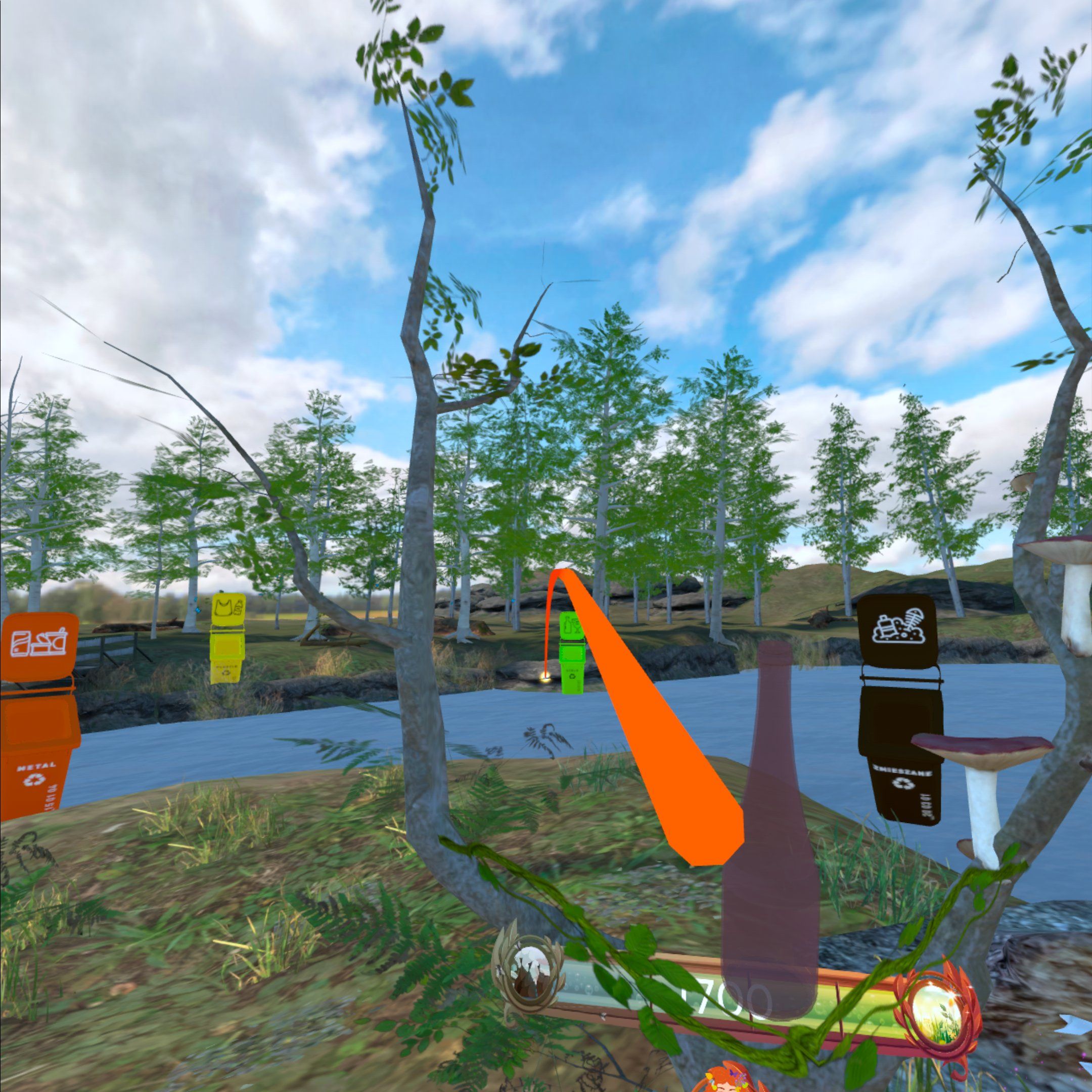 Eco Shoot in VR: interaktives Training zu Mülltrennung und Recycling.
