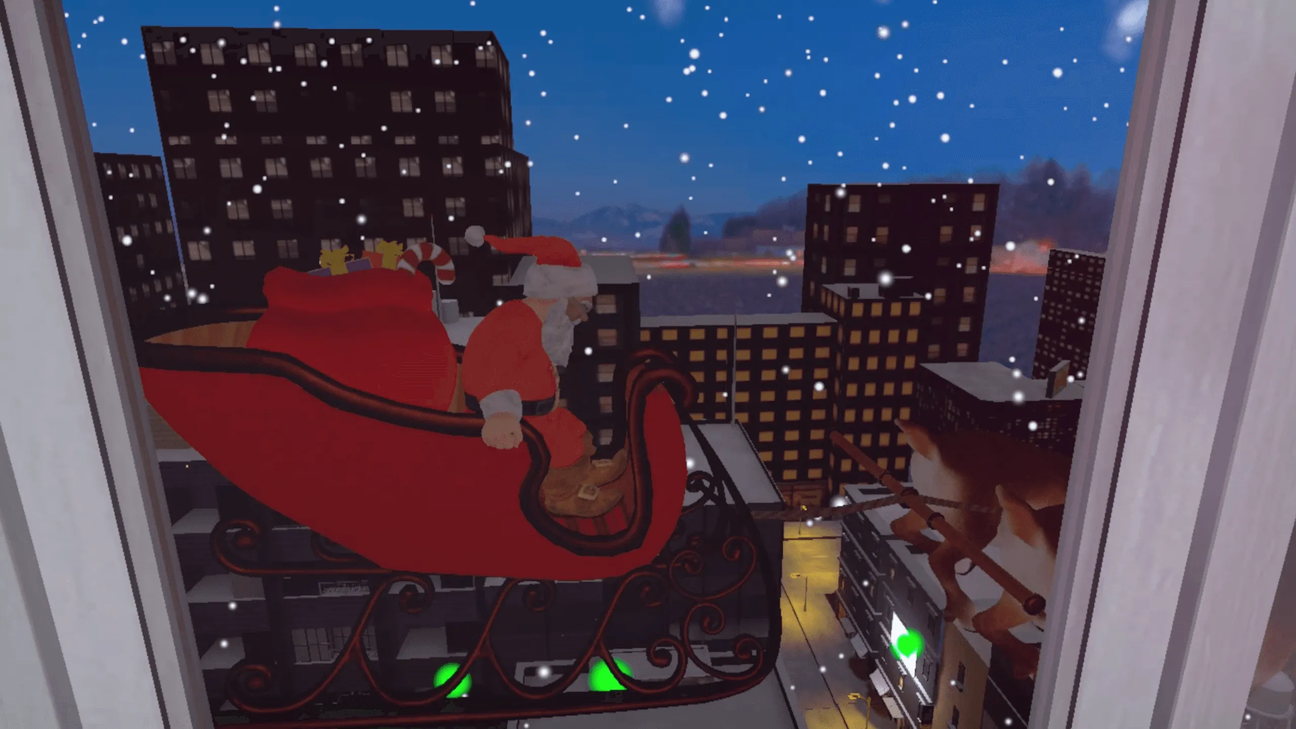 Formation VR à l’évacuation incendie de Noël : intervention d’urgence avec une échelle aérienne.