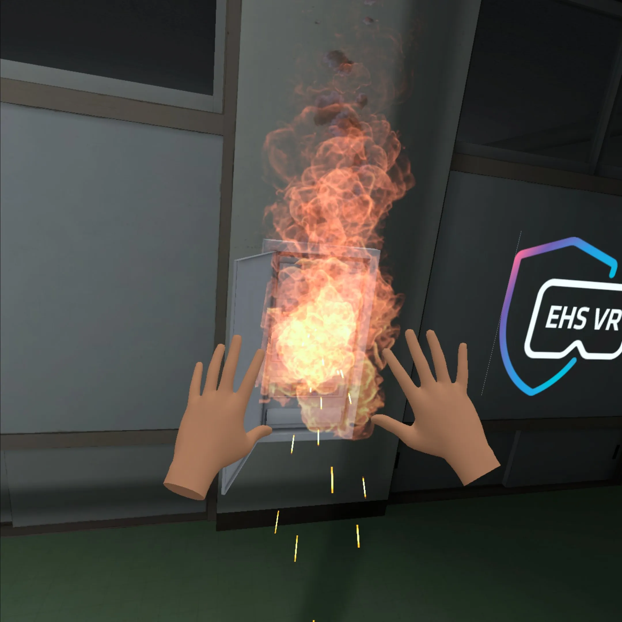 Sécurité au travail en VR : éviter les dangers dans les zones restreintes.
