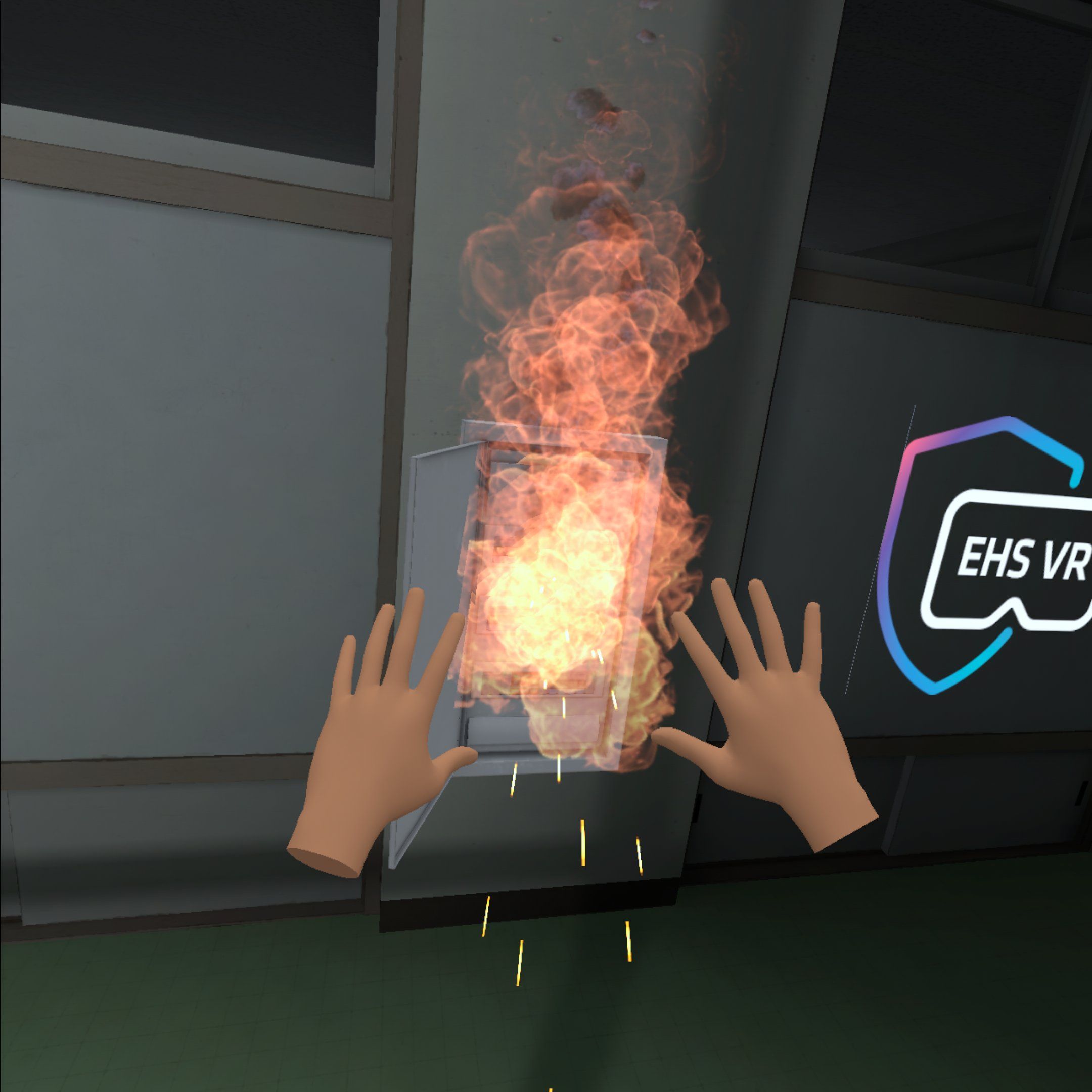 Feuerlöscher-Schulung in VR: Grundlagen des Brandschutzes lernen.