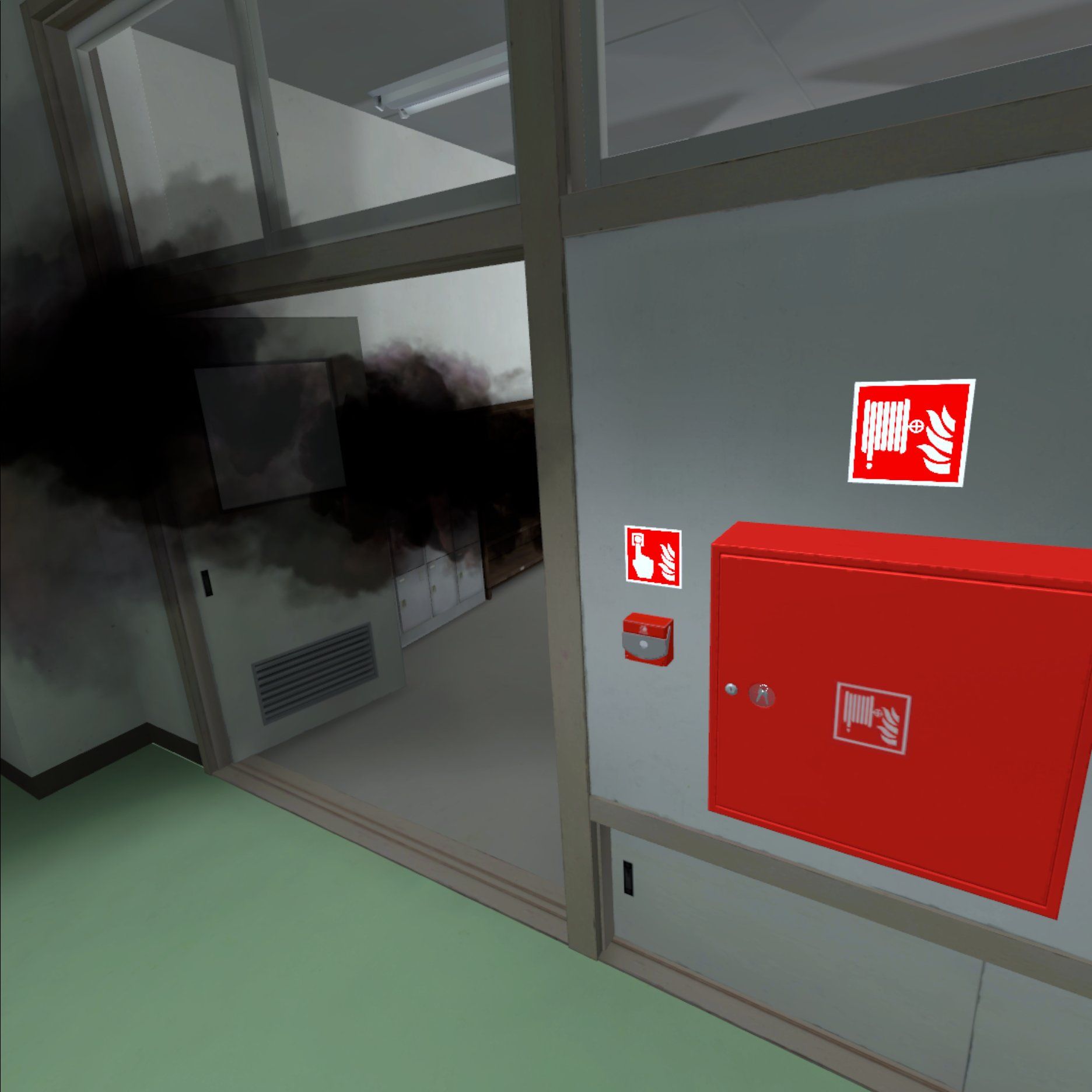 Formación VR de lucha contra incendios: manejo correcto de la boca de incendio equipada.