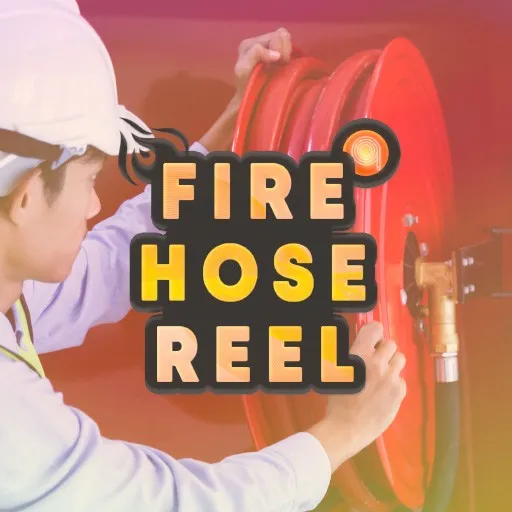 Fire safety VR – using a fire hose reel in emergency situations.