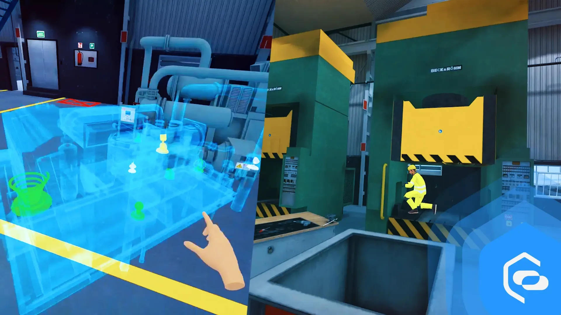 Formation en VR à la procédure de consignation (LOTO)
