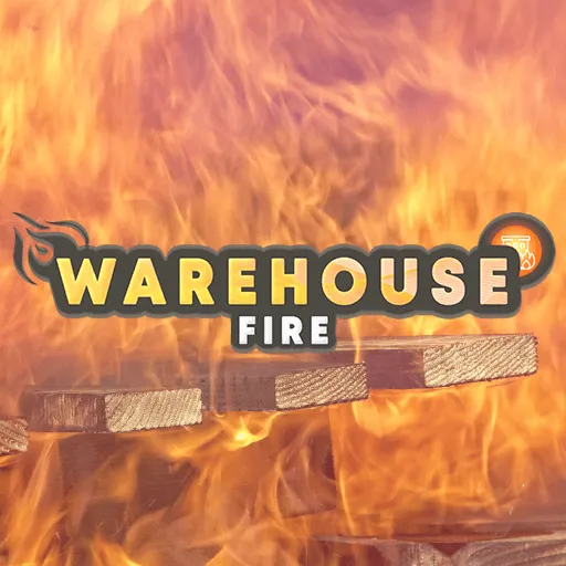 Cover art: Warehouse Fire, burning pallets